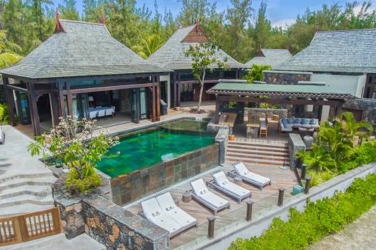 La villa de l'hôtel St. Regis Mauritius Resort