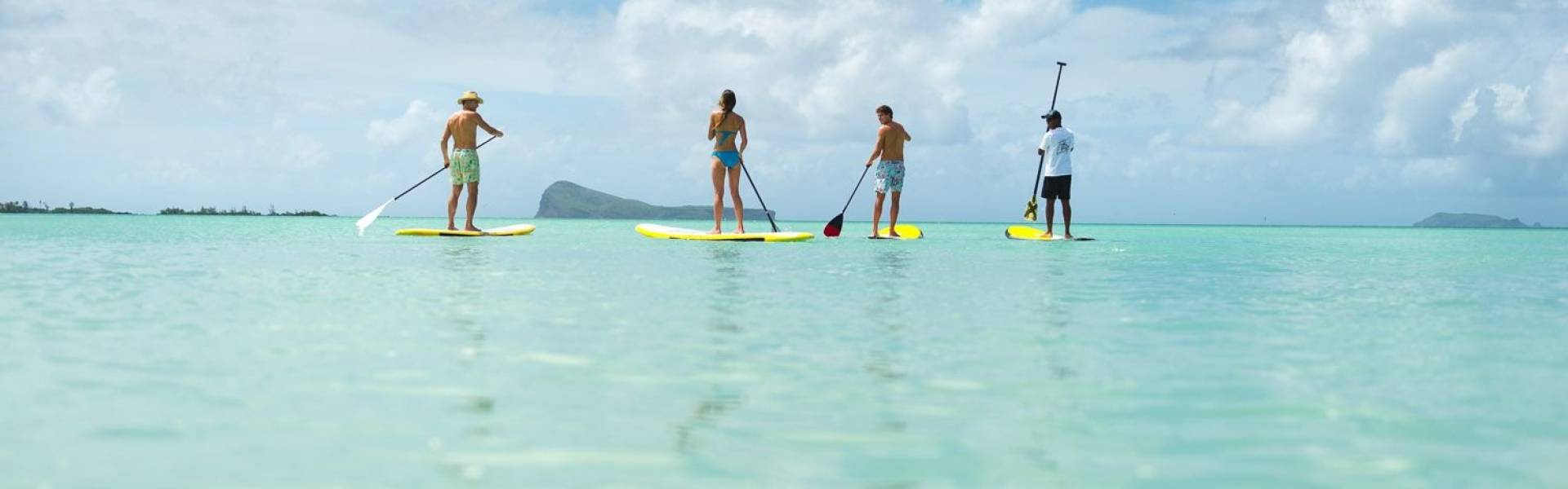 Le stand up paddle à l'île Maurice