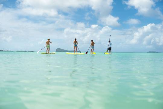 Le stand up paddle à l'île Maurice