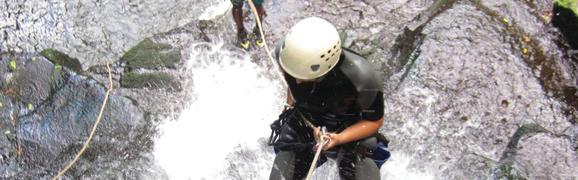 Le canyoning à Maurice