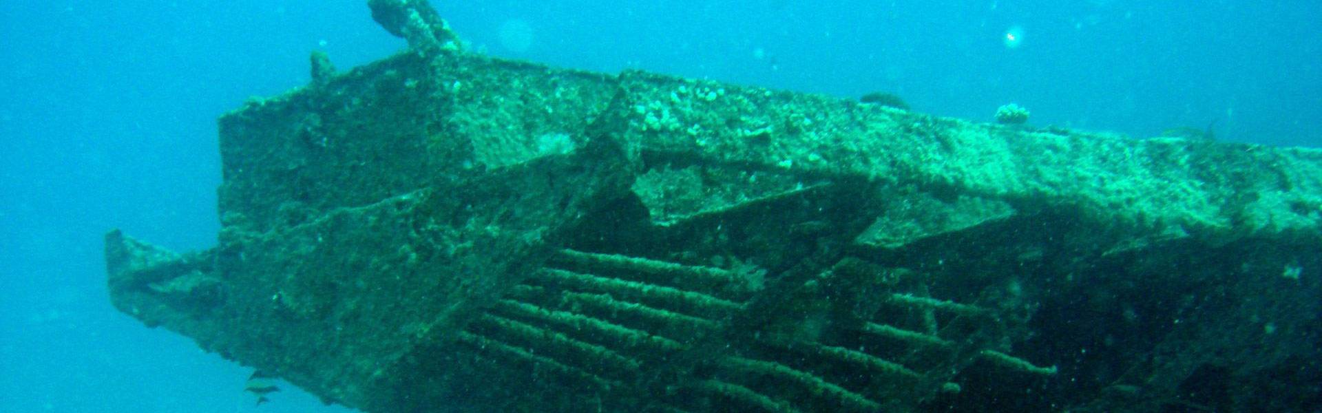 Plongée sur l'épave du Stella Maru à l'île Maurice