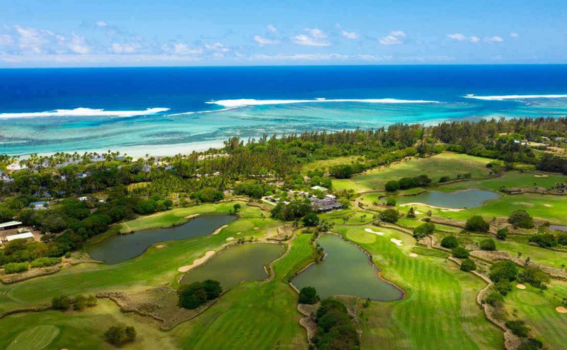 le chateau golf course vue aerienne