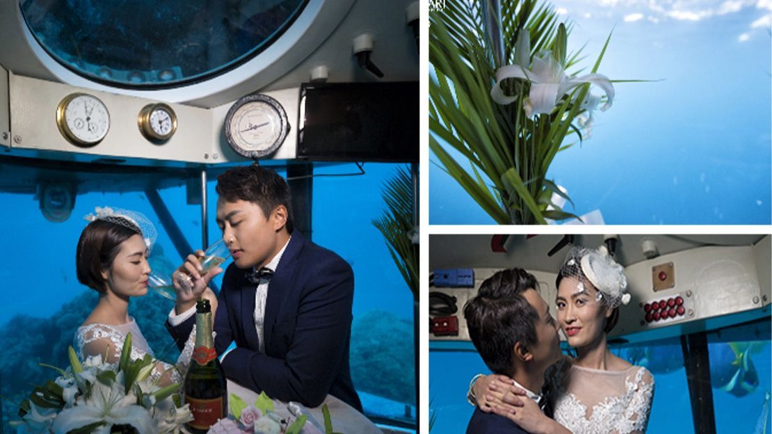 mariage sous marin ile maurice