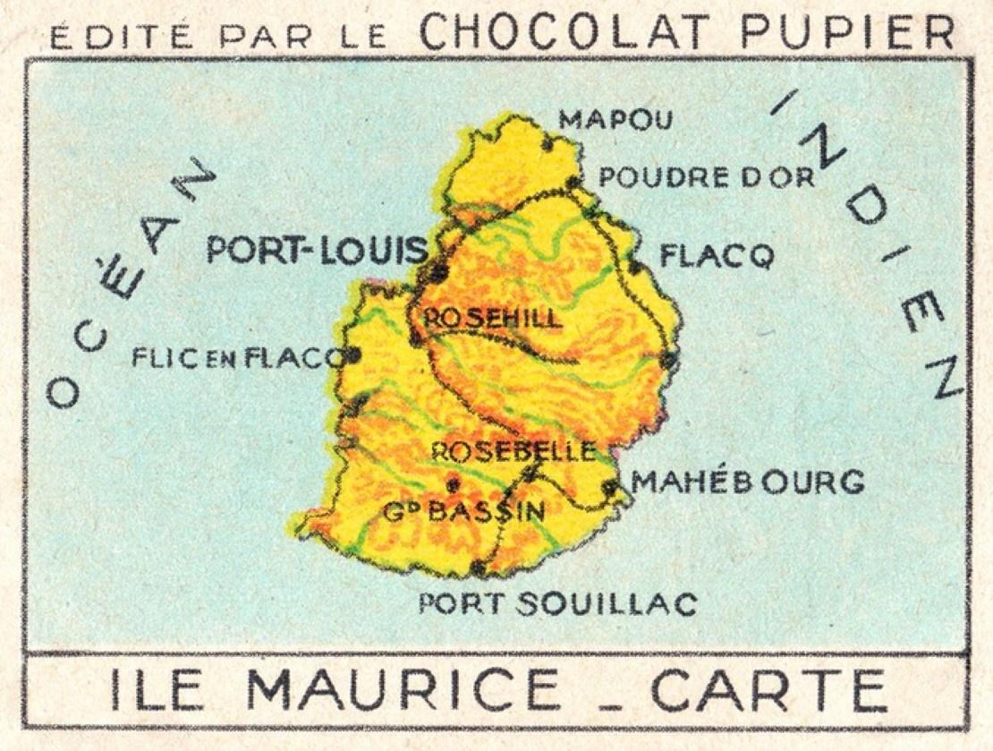 ancienne carte maurice