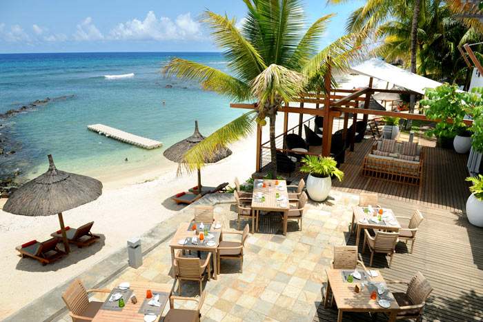 plage de l'hôtel le Récif