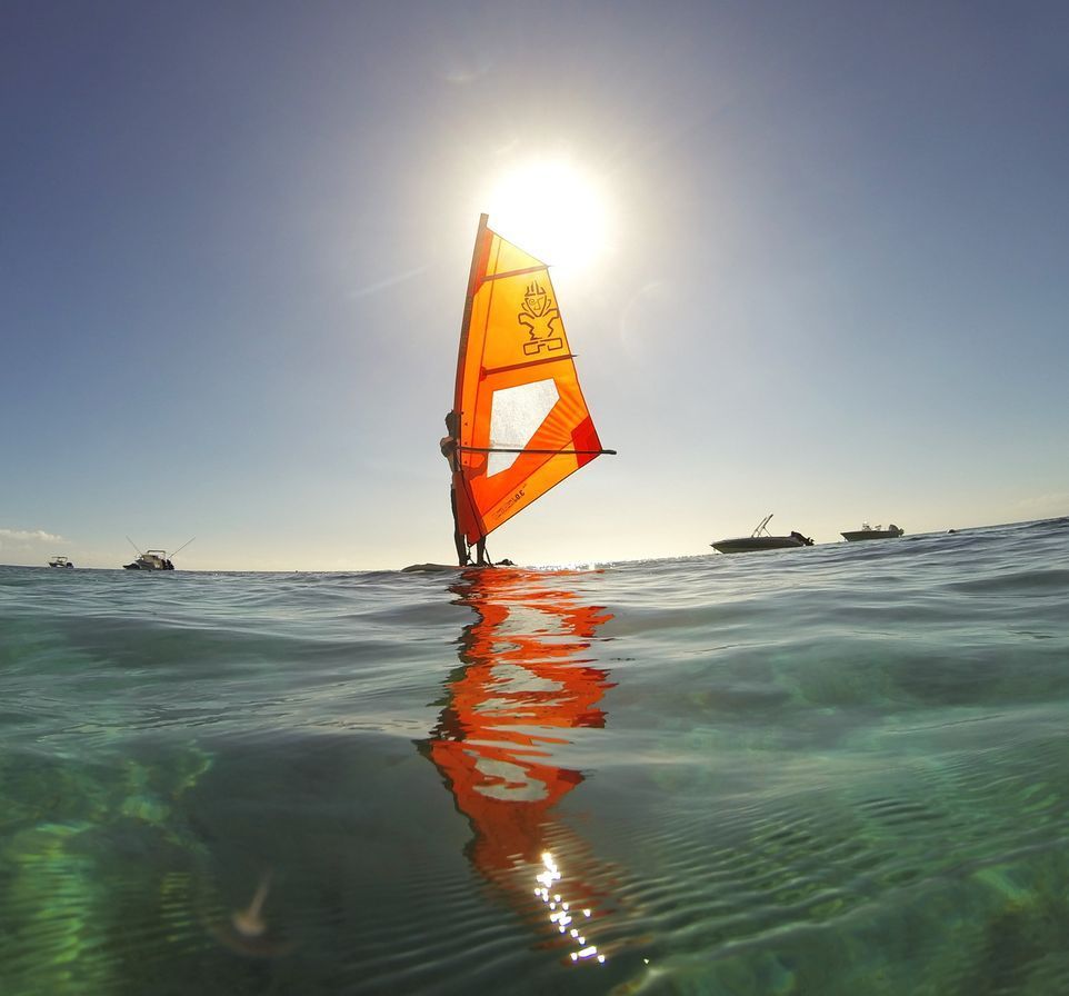 plance a voile lux le morne maurice